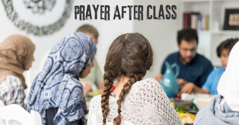 Prayer After Class