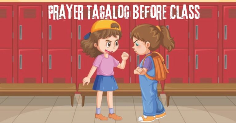 Prayer Tagalog Before Class