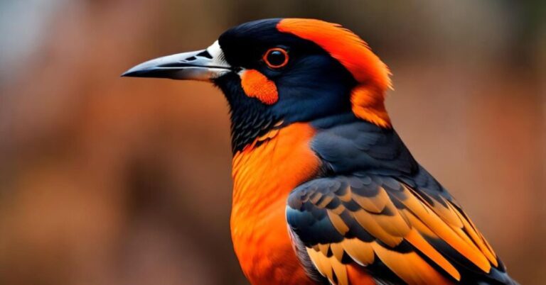 Orange and Black Bird