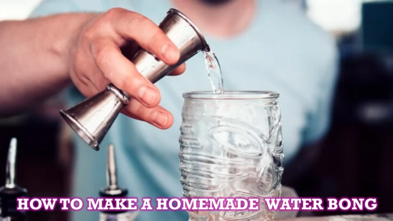 how to make a homemade water bong