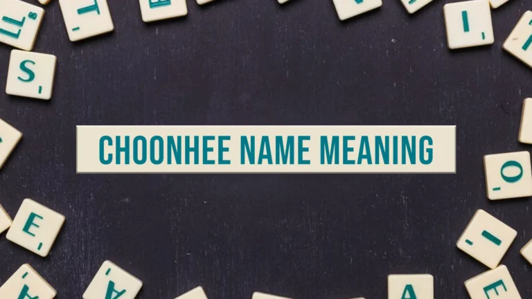 choonhee name meaning