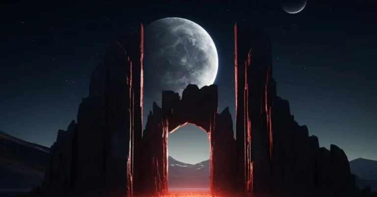 the canyon of the crescent moon
