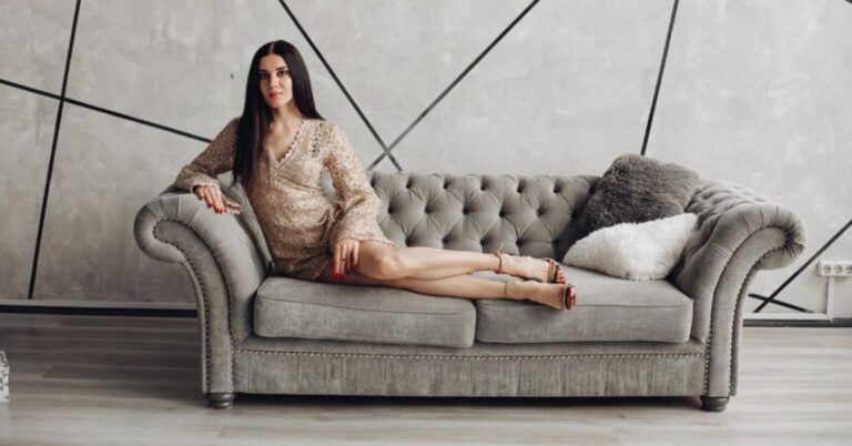 Smokey Taupe Leather Recliner Sofa
